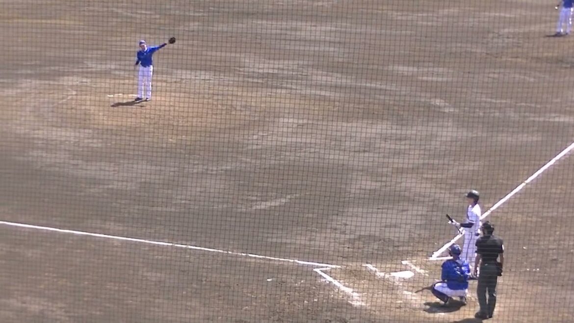 ウレーニャを中飛 岡田悠希を三振にとる石田裕太郎（2024年5月10日 読売ジャイアンツ対 横浜DeNAベイスターズ）