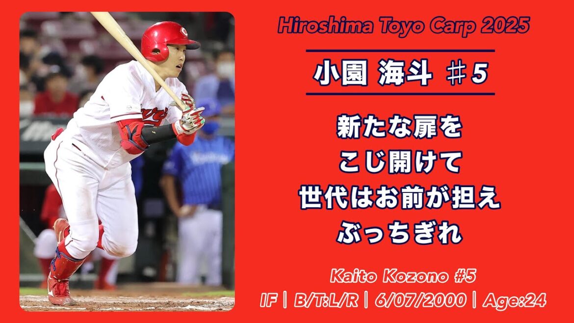 2025年 広島東洋カープ 全選手応援歌メドレー (個人応援歌)