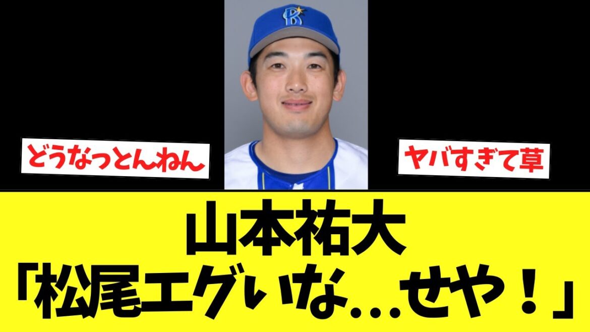 山本祐大、やっぱりとんでもない人物だったｗｗｗ