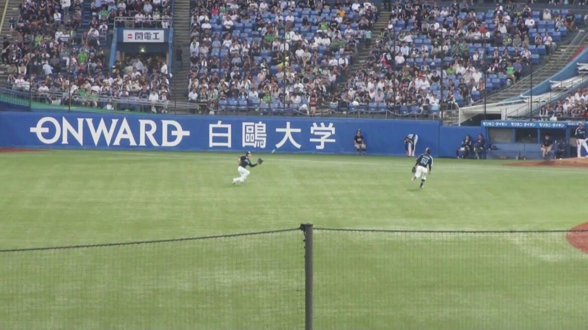 ヤクルト 内山壮真 ナイスプレー　ヤクルト vs 楽天　2025年6月18日(水)　神宮球場交流戦