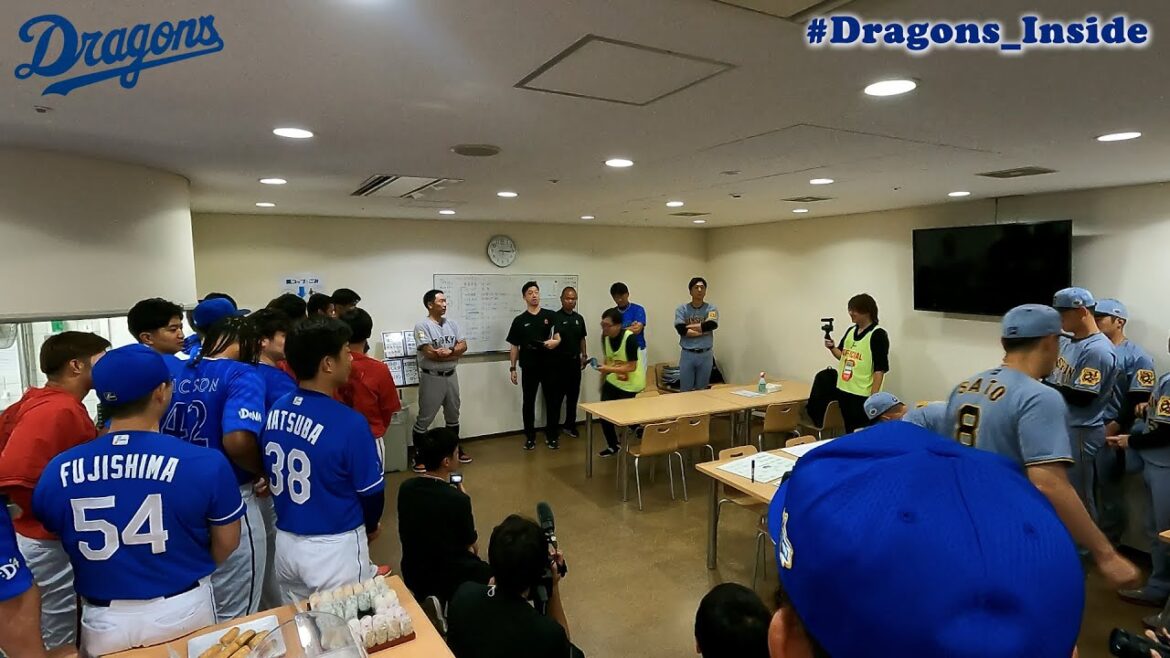 【2025オールスター①】セ・リーグ全体集合にカメラが潜入📹 #阿部慎之助 監督がキャプテンに指名したのは…？ #Dragons_Inside