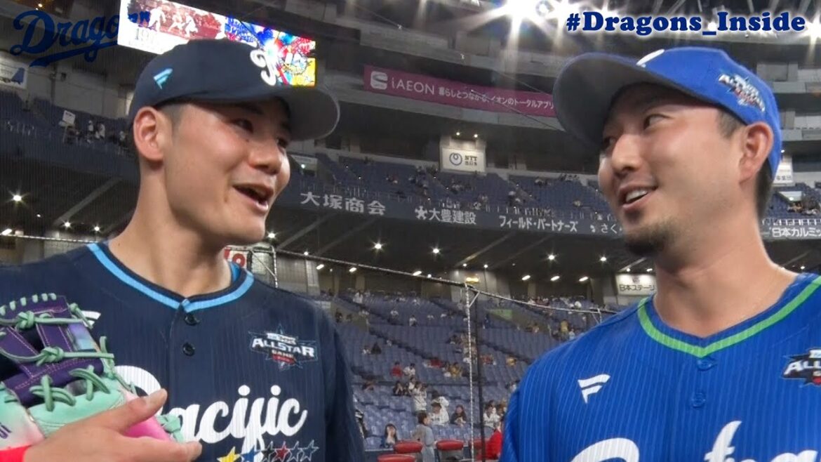 【2025オールスター③】第１戦試合前練習part２⚾甲子園優勝同級生に再会 ＆#清宮幸太郎 選手にリベンジ誓う #Dragons_Inside