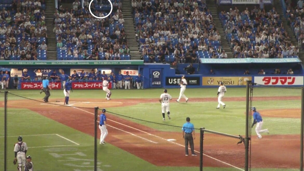 DeNA 関根大気 キャッチャーフライで 送りバント失敗　ヤクルト vs DeNA　2025年7月9日(水) 神宮球場