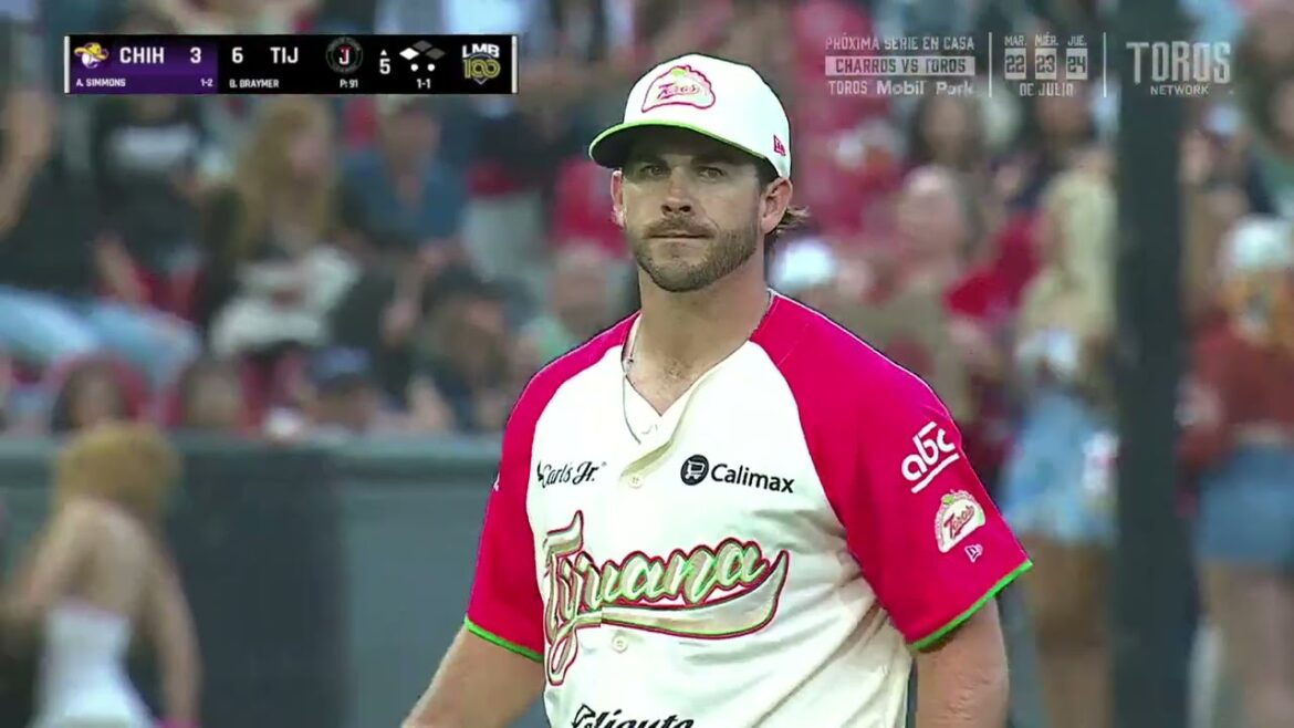 CHIH@TIJ - Franchy Cordero con gran atrapada para finalizar la entrada