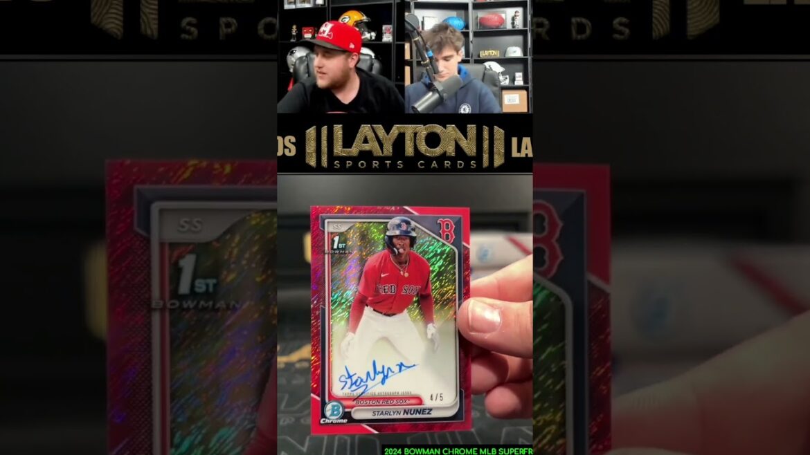 レッドソックス – スターリン・ヌニェス – レッドシマー 4/5 #topps #toppschrome #boxbreak #livebreaks #bowmanchrome レッドソックス - スターリン・ヌニェス - レッドシマー 4/5 #topps #toppschrome #boxbreak #livebreaks #bowmanchrome