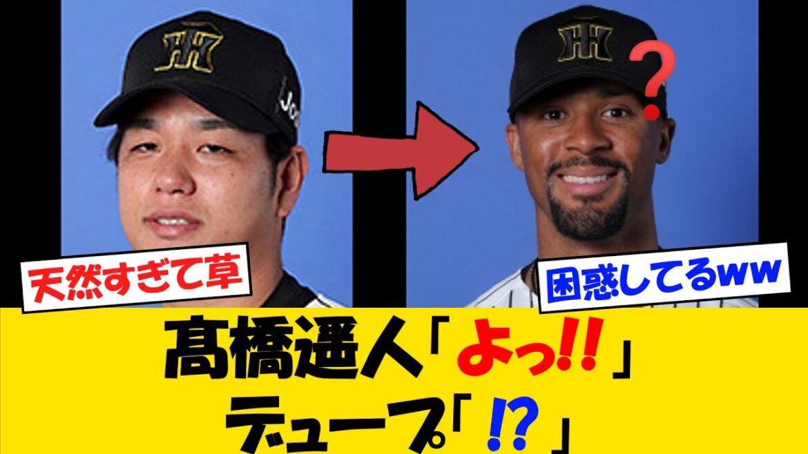 阪神・高橋遥人とデュープのやり取りが天然すぎるｗｗ【野球情報】【2ch 5ch】【なんJ なんG反応】【野球スレ】