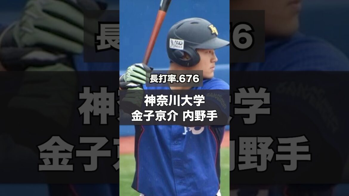 【阪神タイガース】2025年 ドラフト候補! <神奈川大学>金子京介 内野手 盛岡大付属時代から注目の右打ちスラッガー候補!右打ちのサトテルや! #shorts #阪神タイガース #高校野球 【阪神タイガース】2025年 ドラフト候補! <神奈川大学>金子京介 内野手 盛岡大付属時代から注目の右打ちスラッガー候補!右打ちのサトテルや! #shorts #阪神タイガース #高校野球