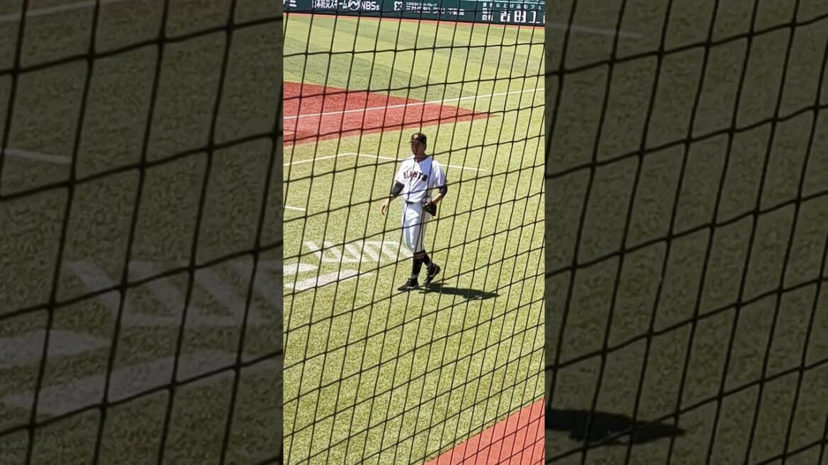 【GIANTS】 #堀田賢慎 投手91のキャッチボール #shorts #巨人 #ジャイアンツ #プロ野球