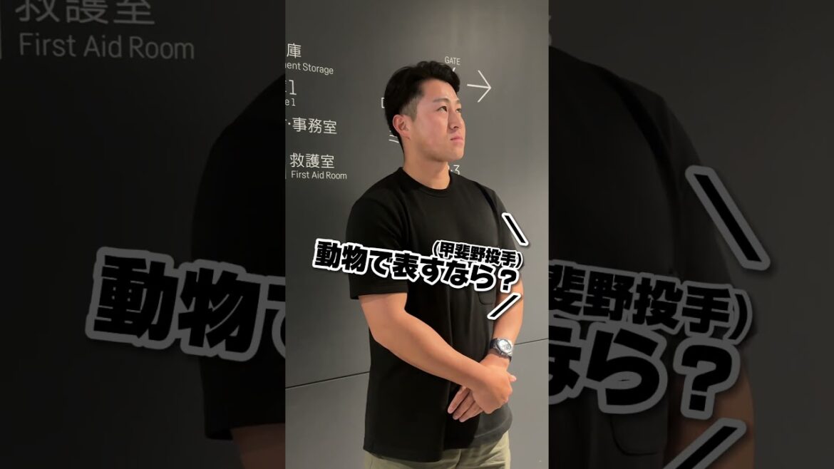 【絶対ワニやん🐊🐊】隅田知一郎投手と渡部聖弥選手の服装を○○に例えると！？