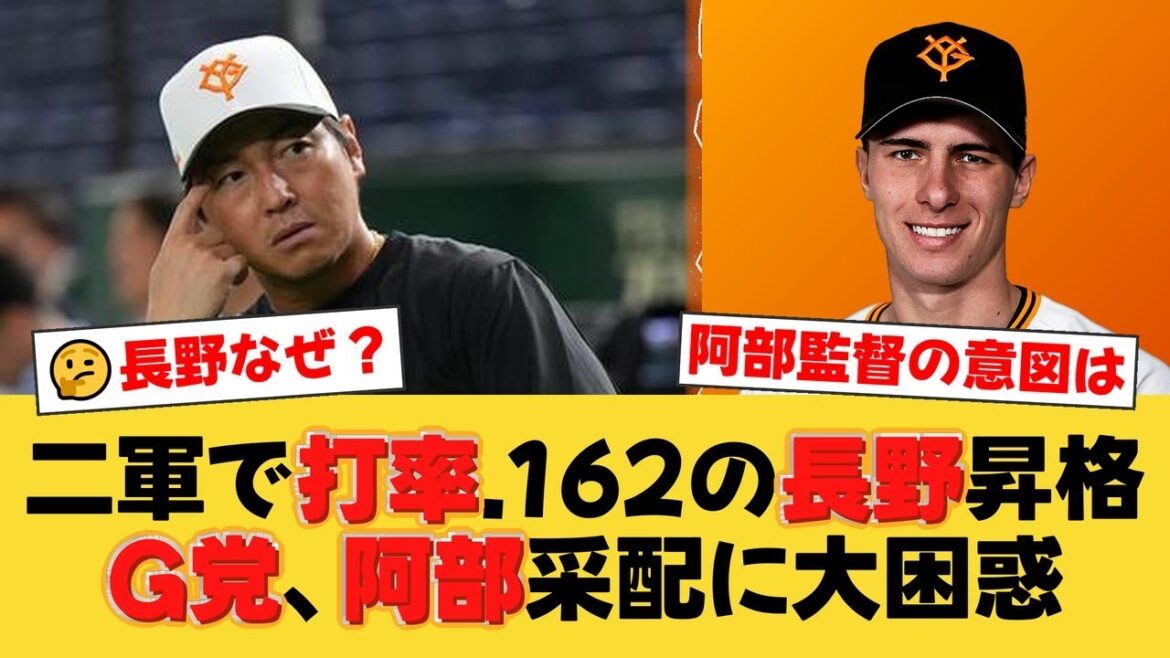 【巨人】“夏男”長野久義が1軍昇格もファンは「引退の花道?」と賛否両論。支配下即登録の“チェコのジャッジ”フルプへの期待と阿部監督の真意とは?【巨人ファンの反応】【G速報】 【巨人】“夏男”長野久義が1軍昇格もファンは「引退の花道?」と賛否両論。支配下即登録の“チェコのジャッジ”フルプへの期待と阿部監督の真意とは?【巨人ファンの反応】【G速報】