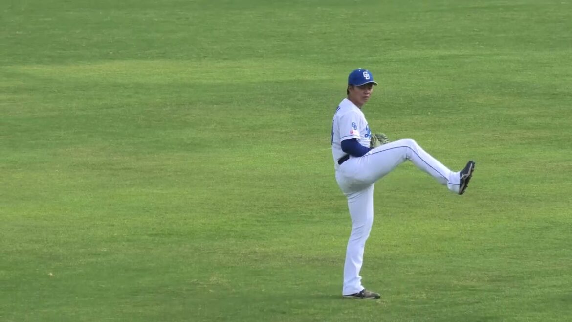 中日ドラゴンズ 近藤廉投手が試合後に長めのキャッチボール 外野を走る選手の姿も 2025/7/11 ナゴヤ球場