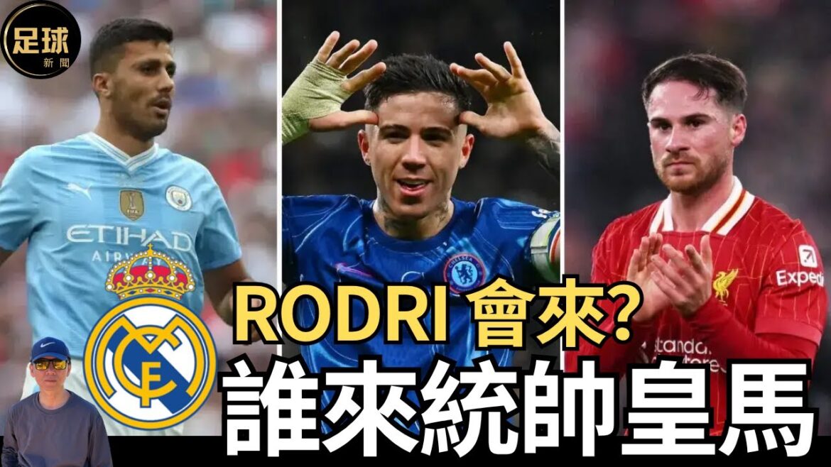 RealMadrid 誰來統帥皇馬 Rodri會來？(老k足球新聞 第213期 深度)