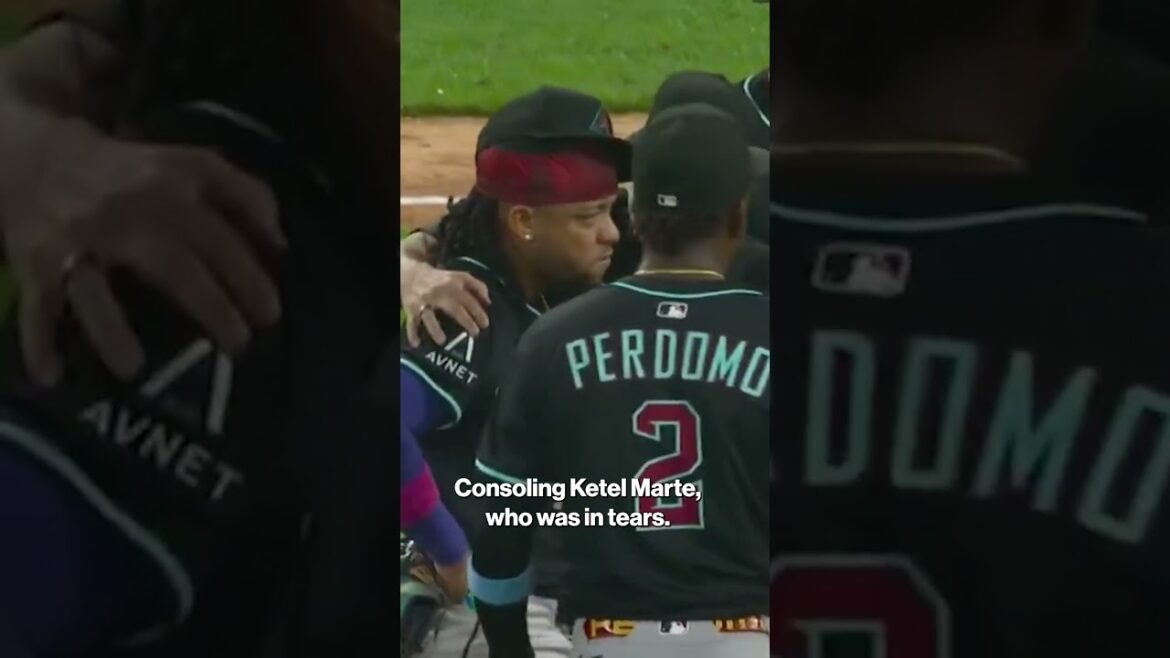 Ketel Marte broke down in tears after heckler allegedly made comments about his late mother #shorts