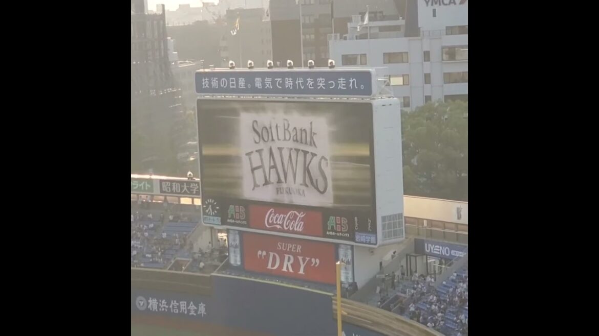20240607　本日2回目！ﾊﾏｽﾀで個人的に好きなﾋﾞｼﾞｮﾝ演出【横浜DeNAベイスターズvs福岡ソフトバンクホークス】　#shorts@横浜ｽﾀｼﾞｱﾑ･ｳｨﾝｸﾞ席(BAY SIDE)