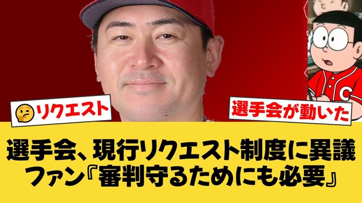 【プロ野球選手会】會澤翼会長がリクエスト制度に第三者機関の導入を強く提言！審判への誹謗中傷防止と野球の質の向上が狙い。【広島ファンの反応】【C速報】