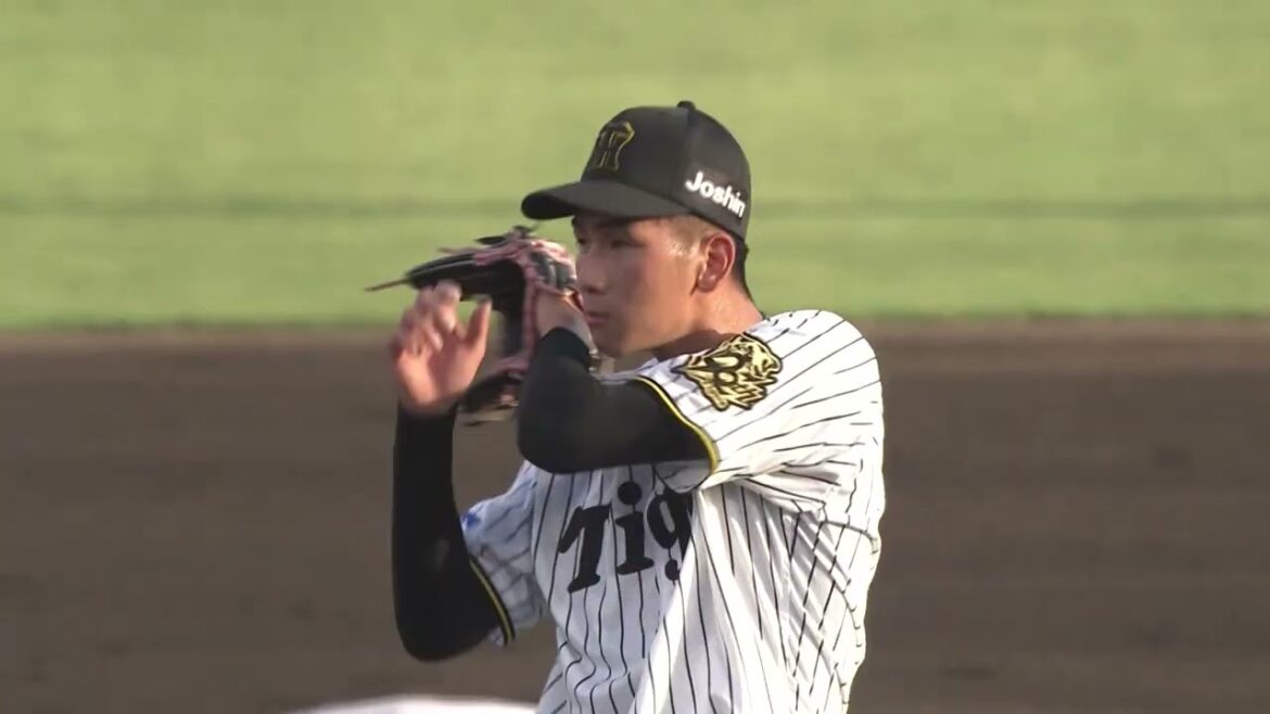 ウエスタン選抜の先発投手、今朝丸裕喜（阪神） -レクザム フレッシュオールスターゲーム2025-