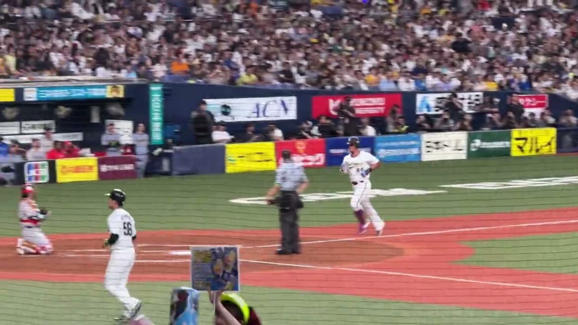 2025.7.23 マイナビオールスターゲーム第1戦　京セラドーム　オリックス頓宮　ホームラン