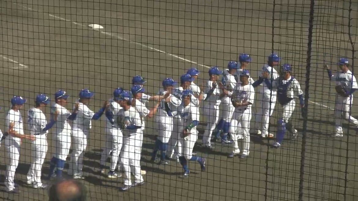 【ファーム どらほー】中日ドラゴンズ 梅野雄吾投手が 福岡ソフトバンクホークス 打線を抑えゲームセット後の様子 2025/7/25 ナゴヤ球場