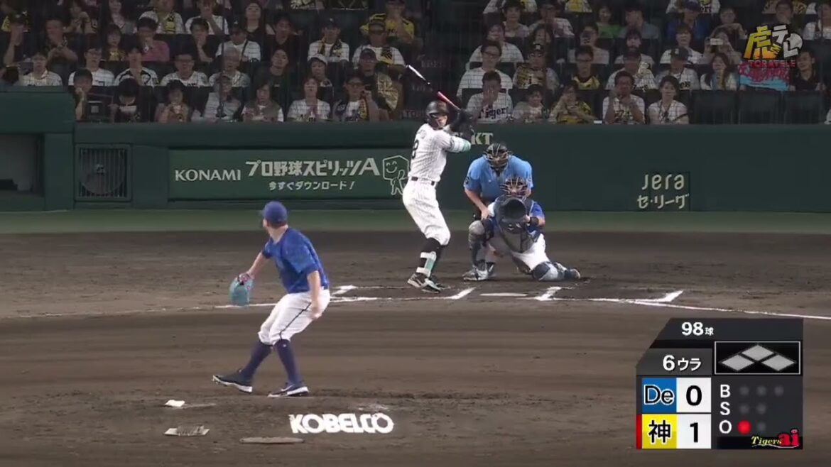 【追加弾】6回裏、#佐藤輝明　選手が一死走者なしから逆風をもろともせずライトスタンドへの第26号ソロホームランを放つ！【2025/7/26 Ｔ－ＤＢ】