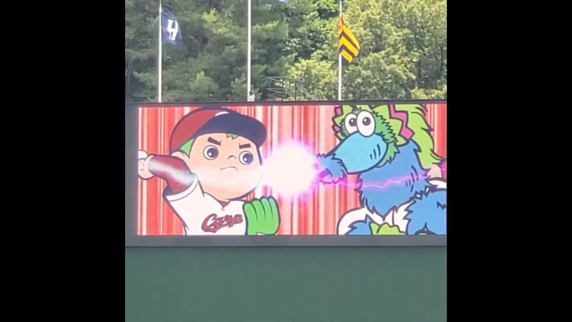 20250726　由宇球場のﾋﾞｼﾞｮﾝと演出　#shorts　広島東洋ｶｰﾌﾟ2軍主催試合@由宇球場［ｳｴｽﾀﾝ･ﾘｰｸﾞ 2軍戦］由宇練習場