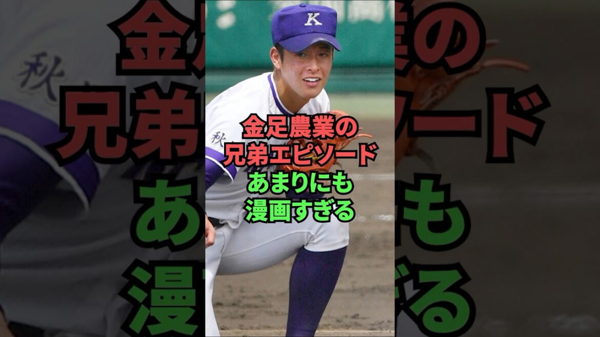 金足農業の兄弟エピソード、あまりにも漫画過ぎる