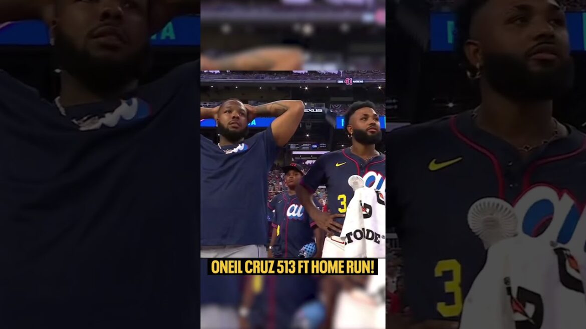 ONEIL CRUZ WITH A 513 FT HOME RUN IN THE HOME RUN DERBY!