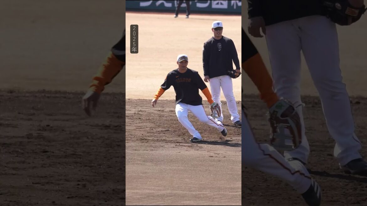 【巨人】2019年&2025年比較。吉川尚輝選手の守備練習 #shorts #baseball #sports #ジャイアンツ #巨人 #プロ野球 【巨人】2019年&2025年比較。吉川尚輝選手の守備練習 #shorts #baseball #sports #ジャイアンツ #巨人 #プロ野球