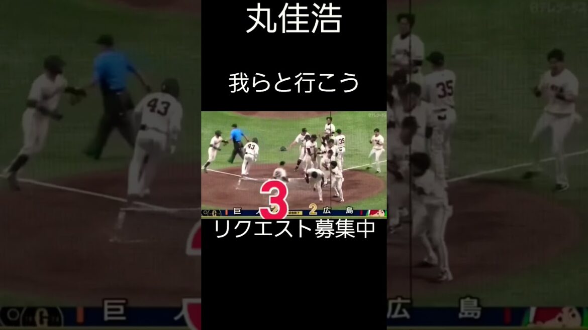 巨人ジャイアンツ　丸佳浩応援歌