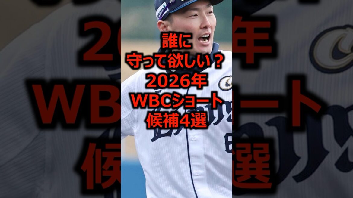 誰に守って欲しい？2026年WBCショート候補4選 #プロ野球 #源田壮亮 #wbc