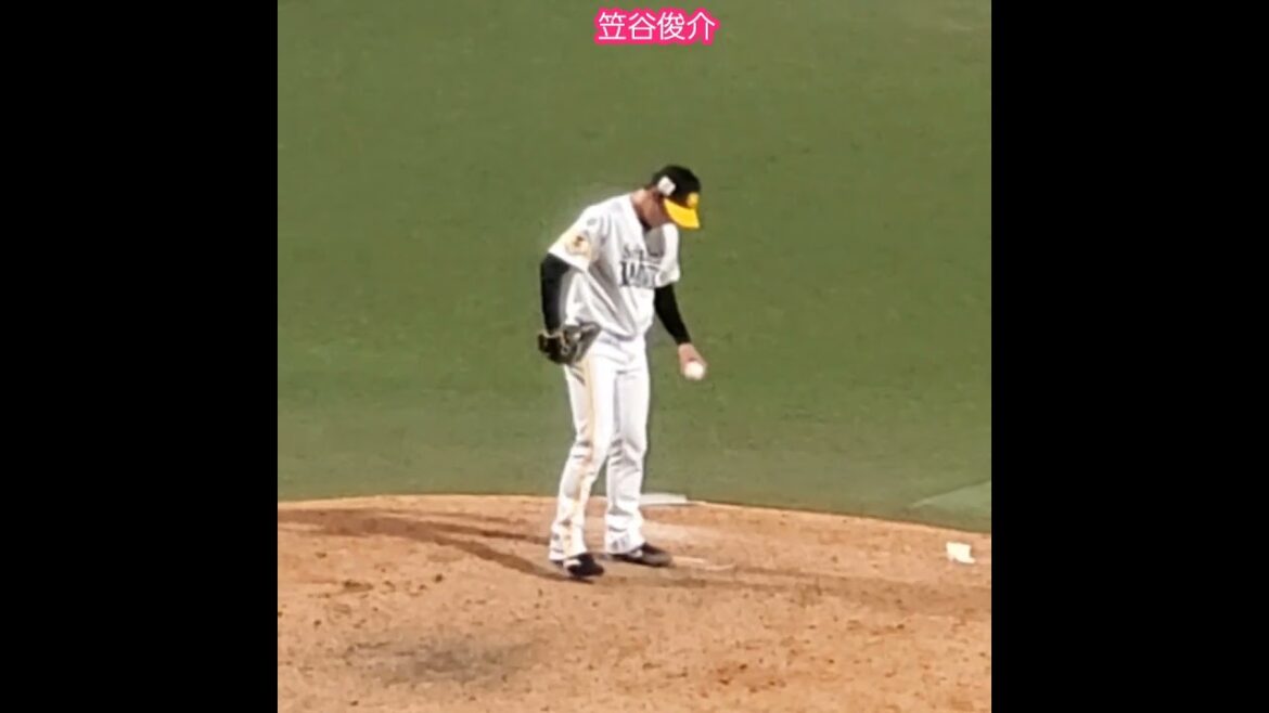 20240907　#笠谷俊介　#投球練習　#shorts　福岡ｿﾌﾄﾊﾞﾝｸﾎｰｸｽ2軍の時代@ﾀﾏﾎｰﾑ ｽﾀｼﾞｱﾑ筑後［ｳｴｽﾀﾝ･ﾘｰｸﾞ 2軍戦］ﾀﾏｽﾀ筑後