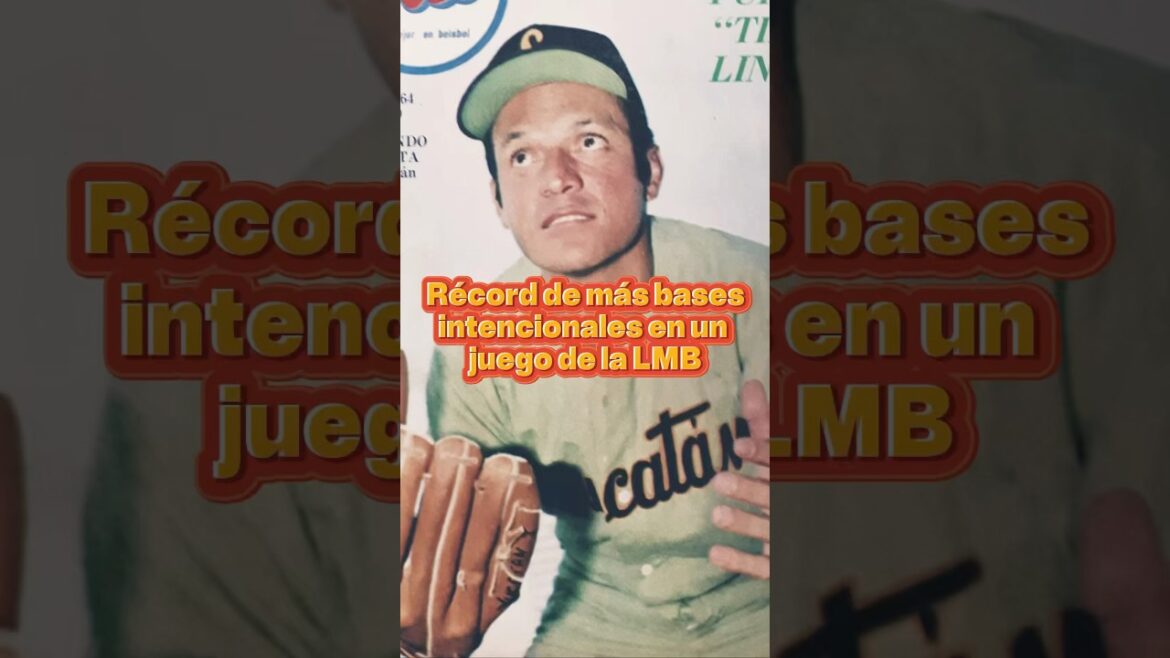 4 bases por bolas intencionales en un solo juego: el récord que pocos conocen #beisbolmexicano