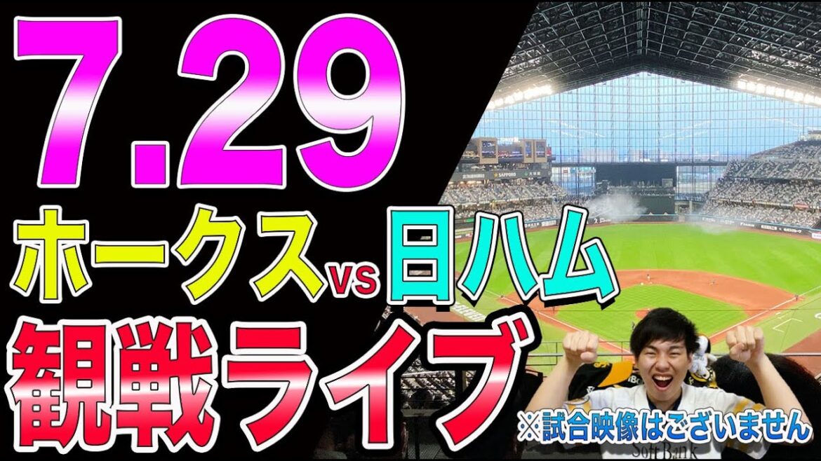 福岡ソフトバンクホークスvs北海道日本ハムファイターズの観戦ライブ!※試合映像はございません 福岡ソフトバンクホークスvs北海道日本ハムファイターズの観戦ライブ!※試合映像はございません