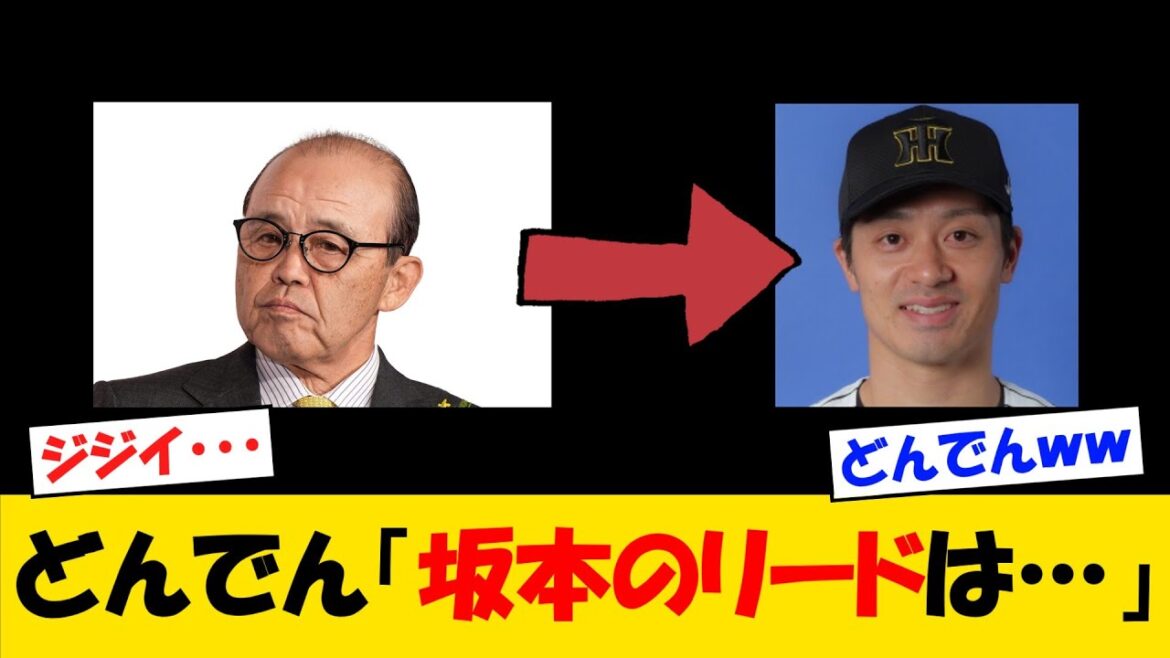 どんでん、坂本のリードについてはっきり言うｗｗｗ【野球情報】【2ch 5ch】【なんJ なんG反応】【野球スレ】