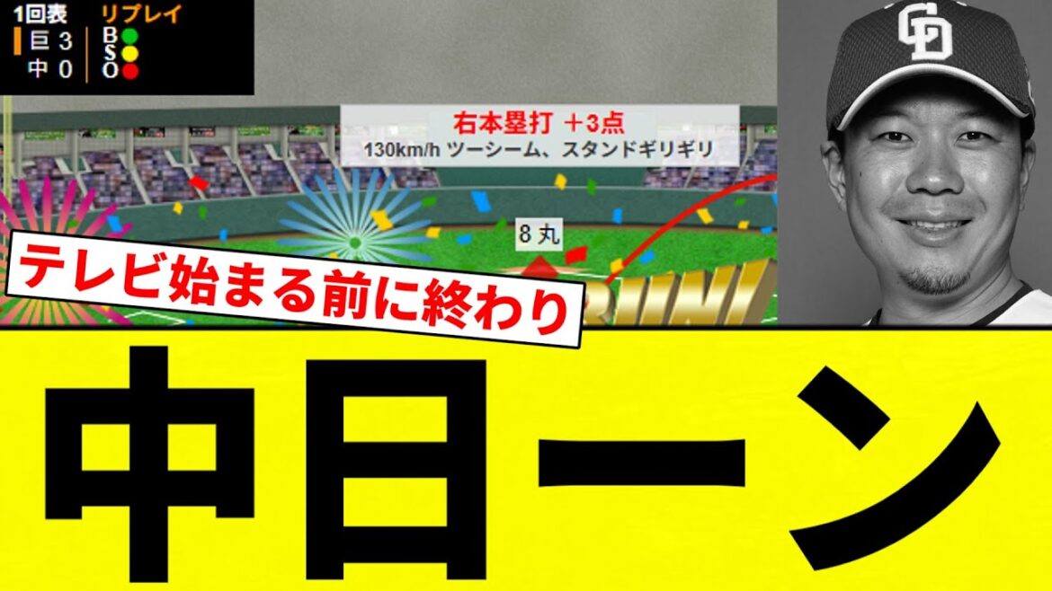 【お笑い】中日ーン【プロ野球反応集】【2chスレ】【なんG】