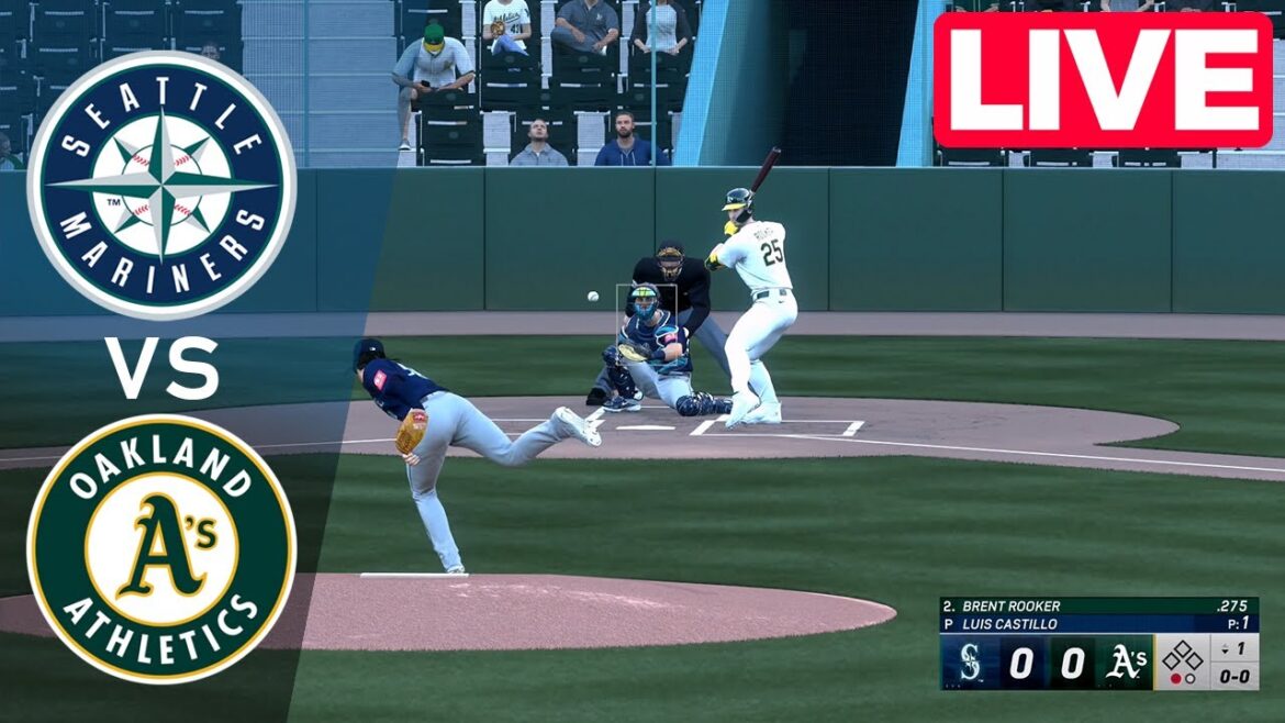 MLB LIVE🔴 Seattle Mariners vs Oakland Athletics - Jul 28, 2025 | Full Game MLB 2025 EN VIVO