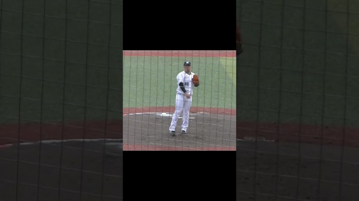 【野球選手フォーム集】ロッテ西村天佑の2024投球フォーム（2024年3月8日 オープン戦 千葉ロッテマリーンズ対 福岡ソフトバンクホークス）