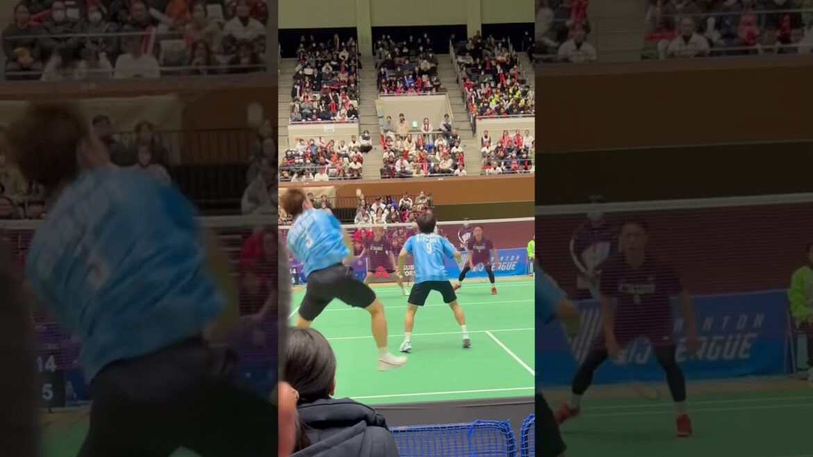 【badminton】BIPROGY西選手地元京都で大活躍！#shortsvideo #shorts