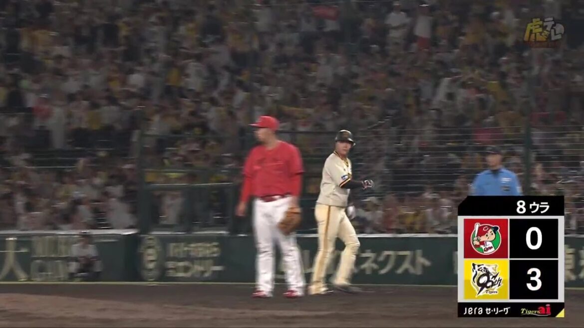 【5試合連続打点】8回裏、 #大山悠輔 選手がレフトタイムリーヒット！貴重な追加点！【2025/7/30 Ｔ－Ｃ】