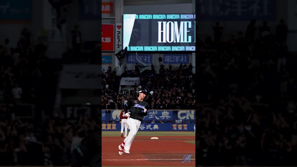 ドラ1ルーキー西川史礁 待望のプロ初ホームラン！#chibalotte