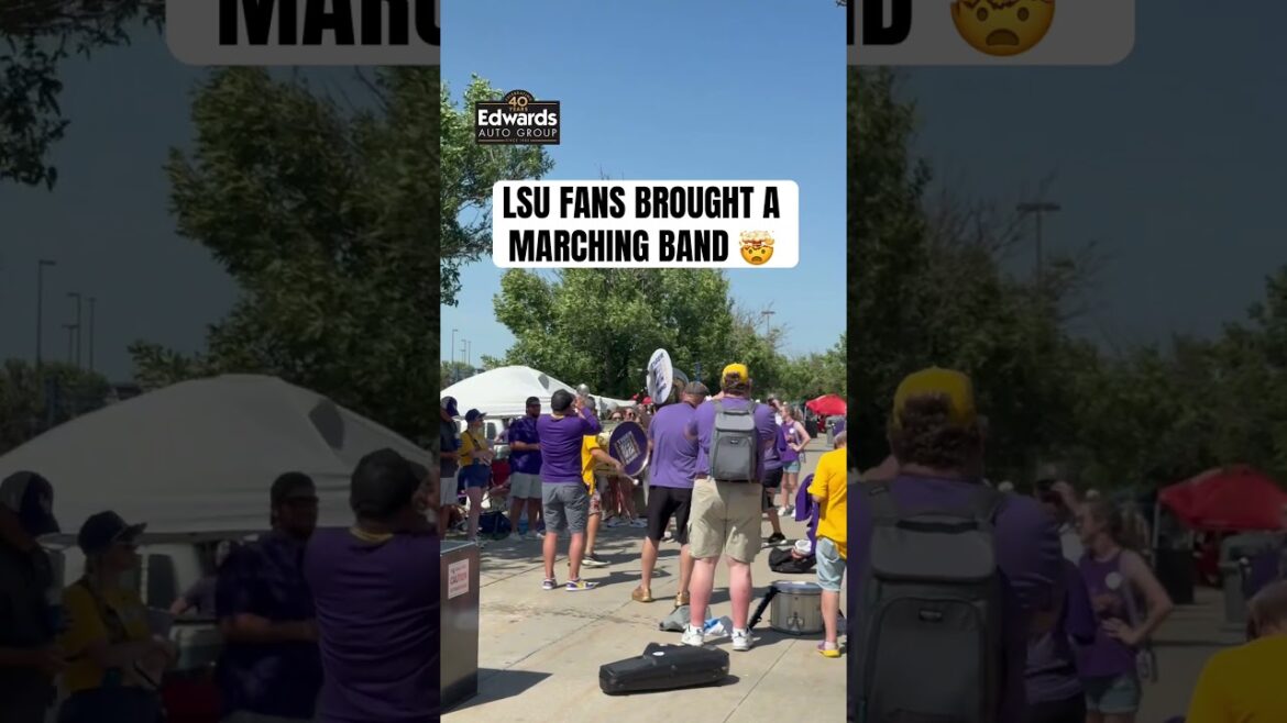 LSU fans go HARD. #mcws #omaha #collegebaseball | 🤝 Edwards Auto Group