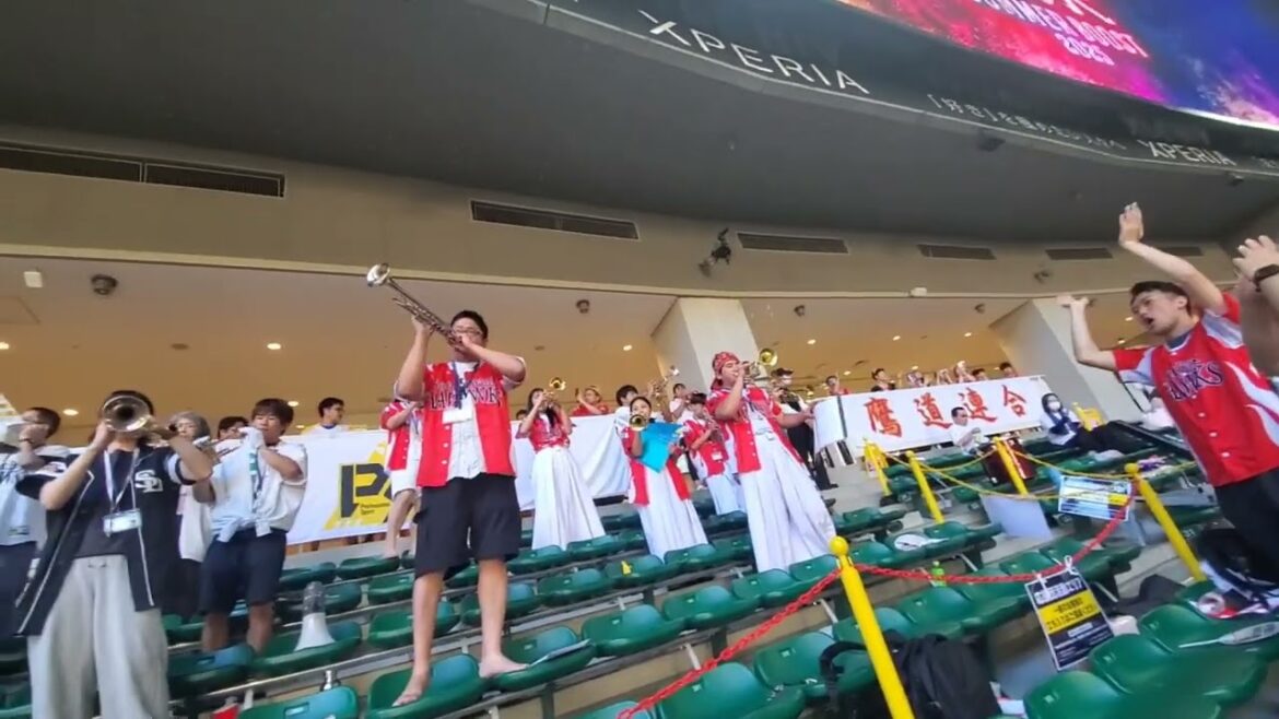 20250727　勝ったぞ！福岡ソフトバンクホークス、試合後の二次会1－9応援歌メドレー鳴り物･声出し応援1-9@みずほPayPayﾄﾞｰﾑ福岡･ﾚﾌﾄ外野［鷹祭 SUMMER BOOST 2025］