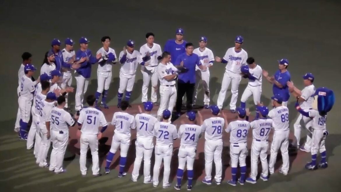 サヨナラ打のボスラーが嬉しい一丁締め　中日ドラゴンズVS読売ジャイアンツ　2025/07/31