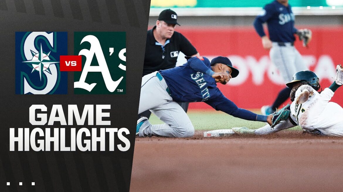 Mariners vs. Athletics Game Highlights (7/28/25) | MLB Highlights