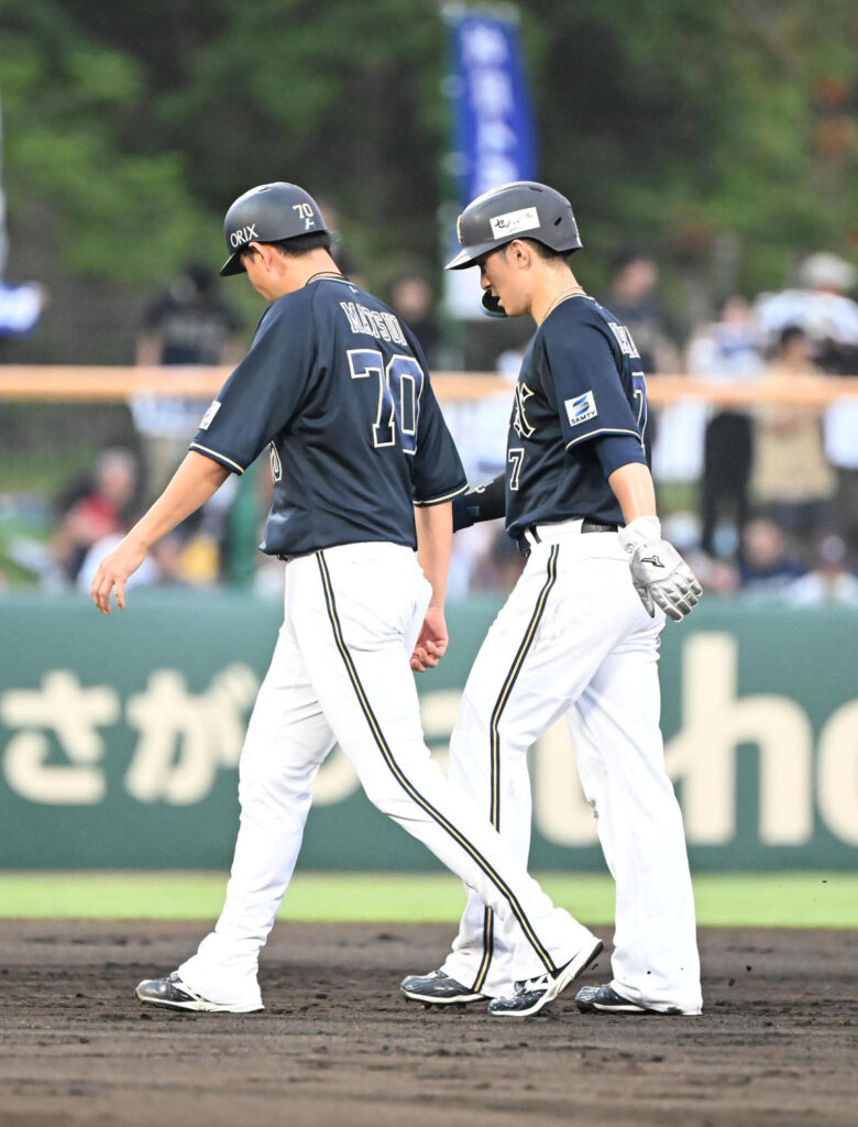【オリックス】西川龍馬が左足負傷のアクシデントか 3回走塁で途中交代、大城滉二に続き(日刊スポーツ) – Yahoo!ニュース – Yahoo!ニュース 【オリックス】西川龍馬が左足負傷のアクシデントか 3回走塁で途中交代、大城滉二に続き(日刊スポーツ) - Yahoo!ニュース - Yahoo!ニュース