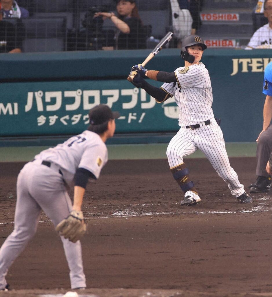 阪神・中野 天敵・井上攻略マルチで打率・313 セ1位に2厘差接近（スポニチアネックス） - Yahoo!ニュース - Yahoo!ニュース