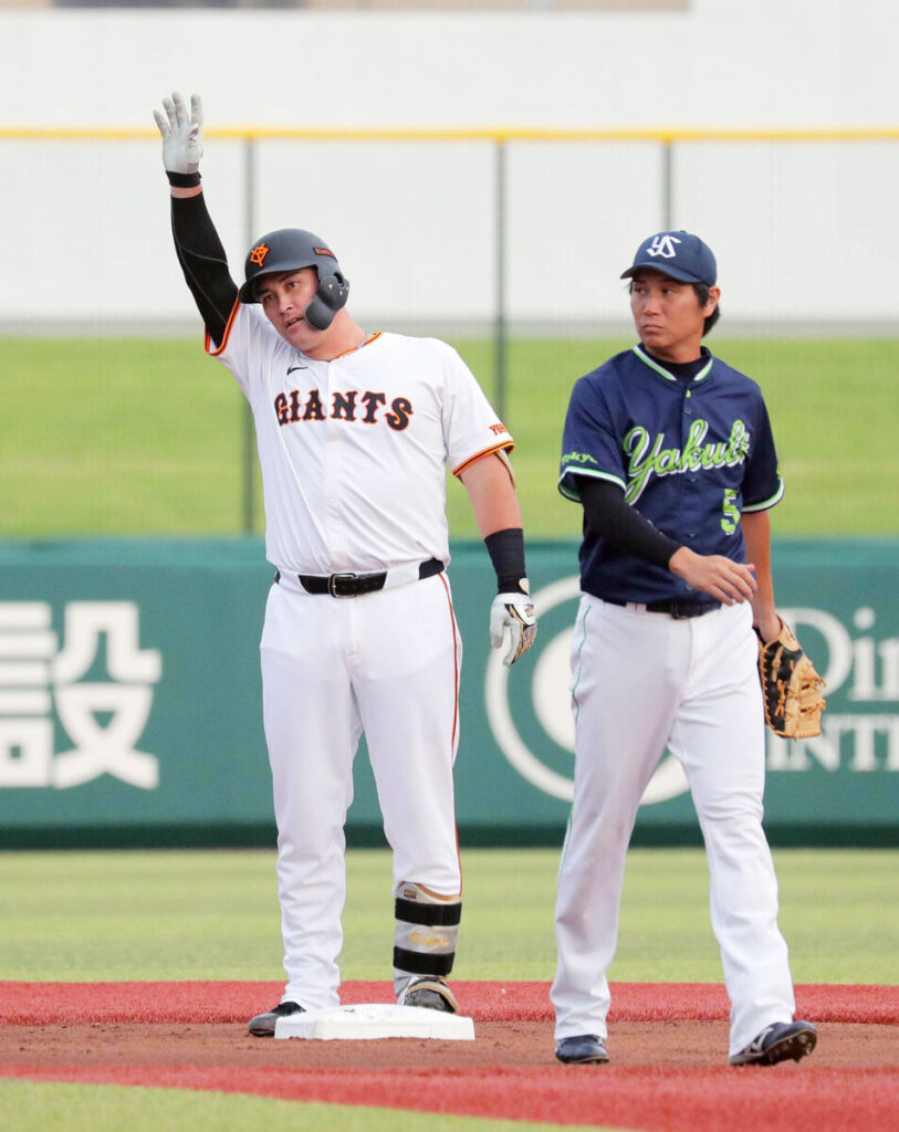【巨人】リチャードの左翼線二塁打で先制「いい準備で打席に」…２軍ヤクルト戦（スポーツ報知） - Yahoo!ニュース - Yahoo!ニュース