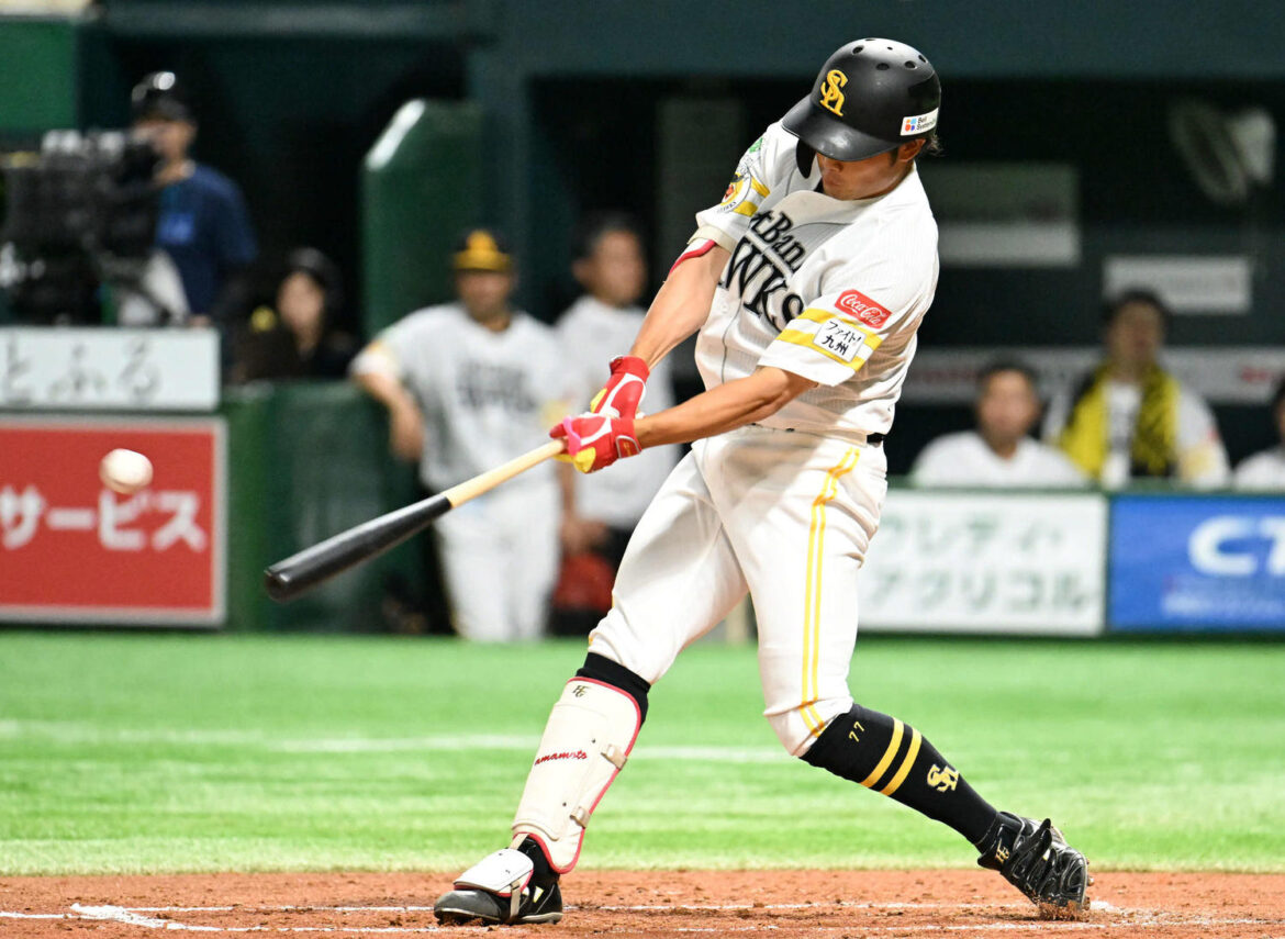 【ソフトバンク】山本恵大プロ初安打 ウエスタン首位打者が待望の「Ｈ」勢いそのまま第２打席も！（日刊スポーツ） - Yahoo!ニュース - Yahoo!ニュース