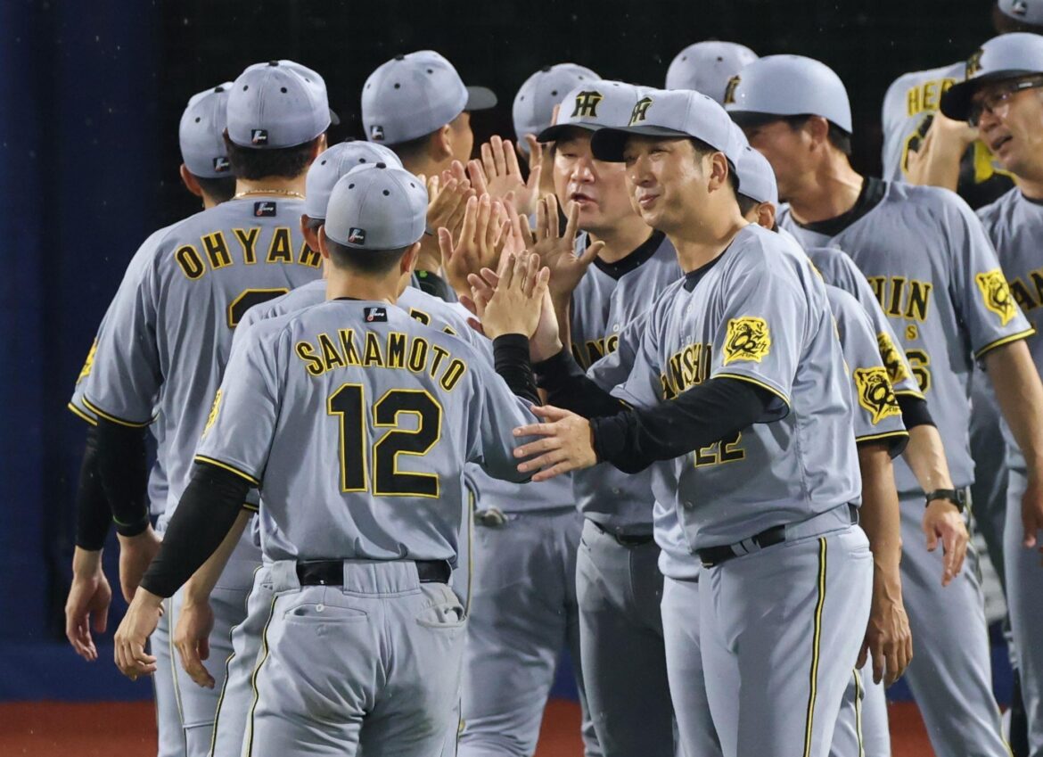 阪神が逆転勝ちで６連勝！２位・広島と６ゲーム差 村上がリーグトップタイ８勝目（デイリースポーツ） - Yahoo!ニュース - Yahoo!ニュース