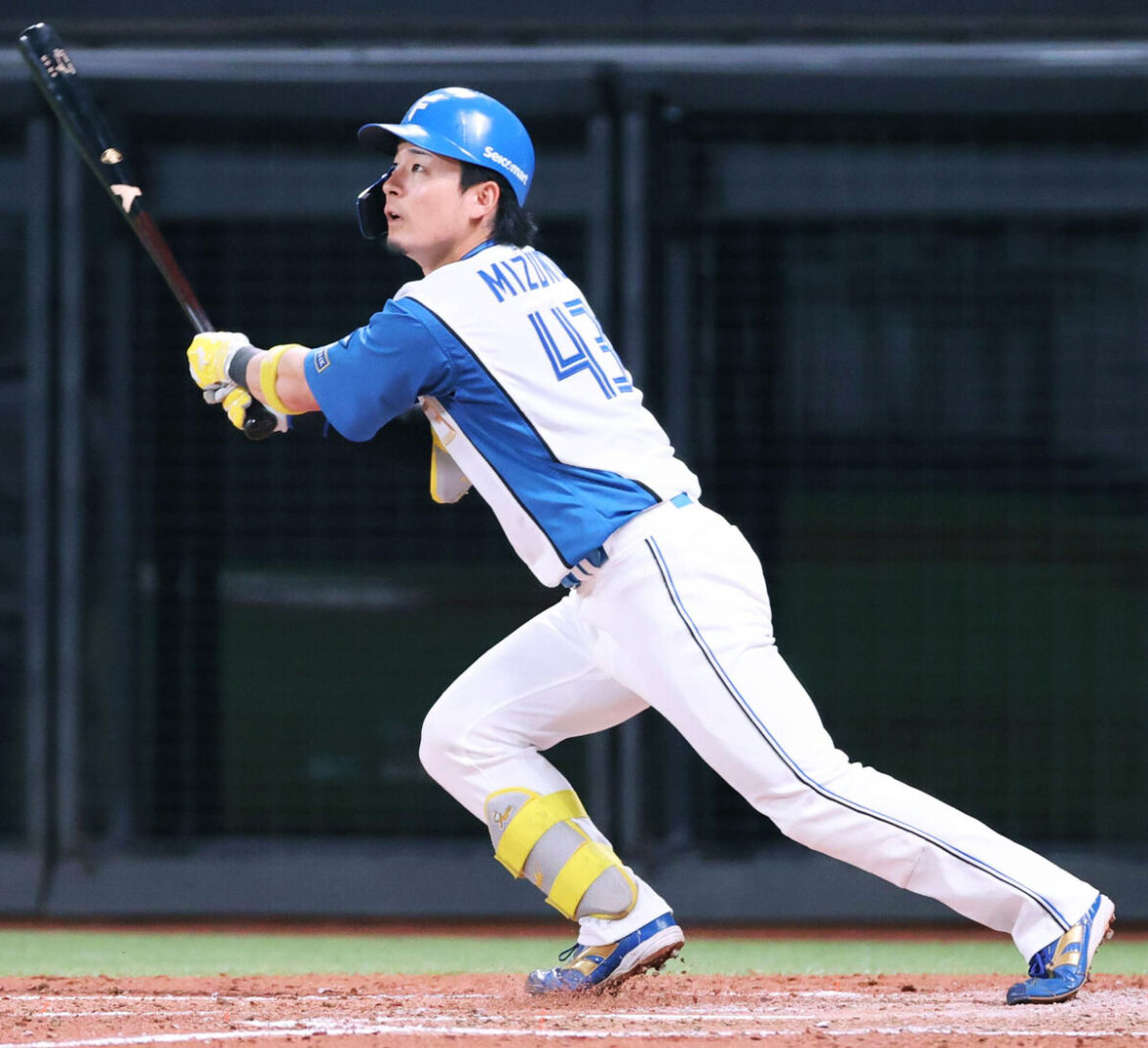 【日本ハム】左太もも痛めた水野達稀が復帰即２点二塁打…連敗を３でストップ…新庄監督も絶賛「６番で良かった」（スポーツ報知） - Yahoo!ニュース - Yahoo!ニュース