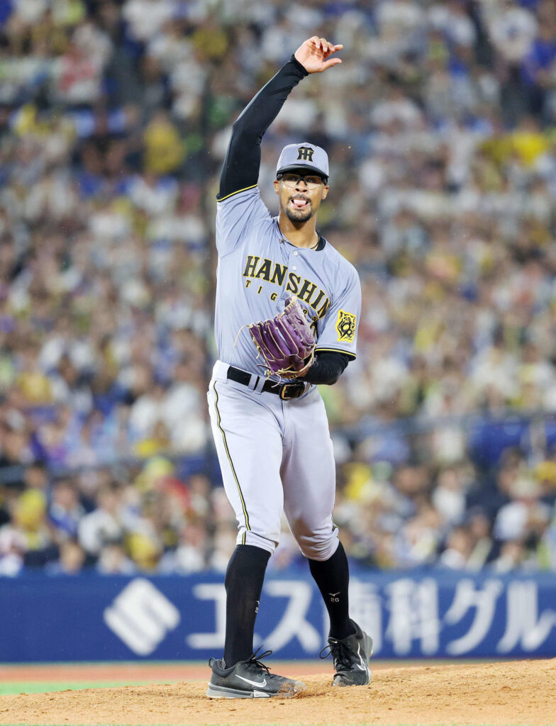 【阪神】奪三振数セ１位に「たまらんティエ！」盟友の「おもてなし誘惑」にも動じず２度目完封（日刊スポーツ） - Yahoo!ニュース - Yahoo!ニュース